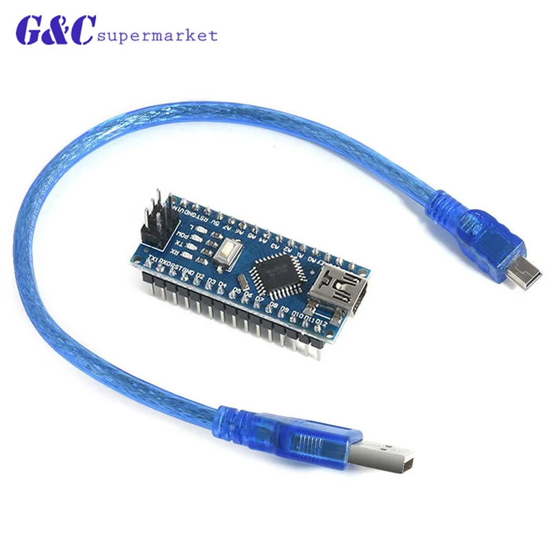 Мини usb с контроллером загрузчика Nano 3 0 совместимый для arduino CH340 USB драйвер 16 МГц NANO