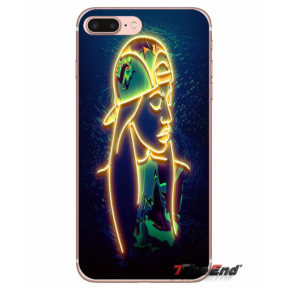 Мягкий силиконовый чехол из ТПУ с неоновым принтом для Huawei G7 G8 Ascend P7 P8 P9 Lite Honor 4C 5X 5C