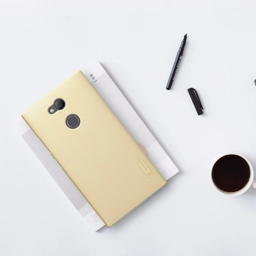 Матовый защитный чехол NILLKIN для Sony Xperia L2 матовый с защитой экрана | Мобильные