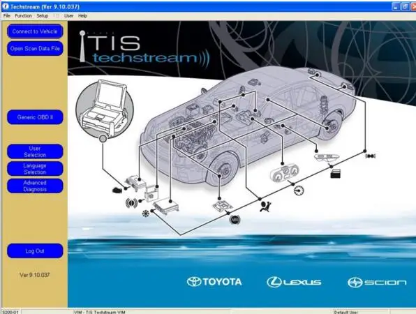 DVD-проигрыватель TIS Techstream v12.10.019 [5 2017] + Crack Flash для Toyota |