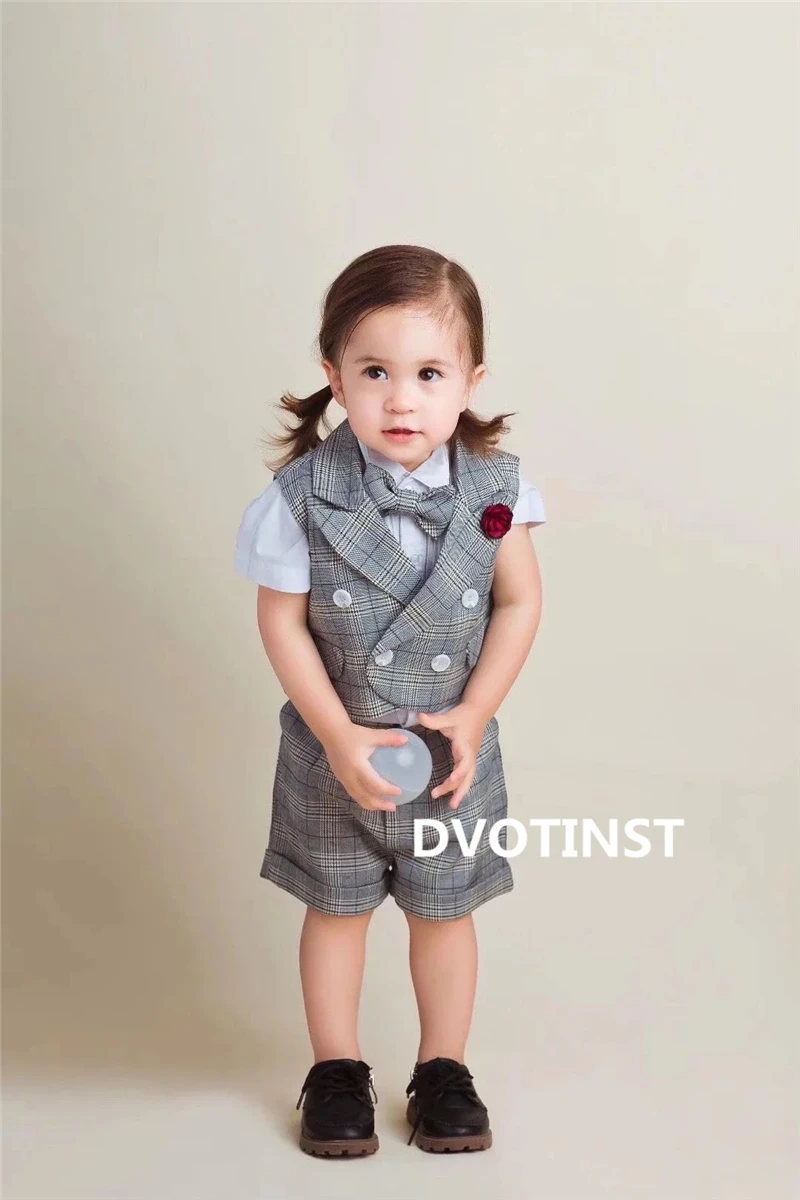 Dvotinst для маленьких мальчиков и девочек реквизит фотосессии праздничные платья