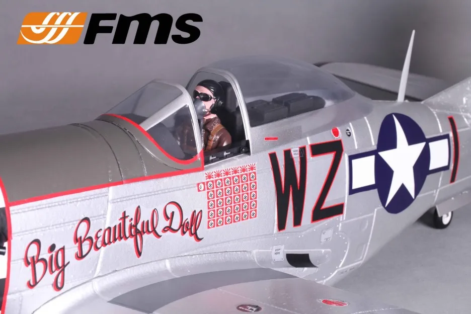 FMS 1400 мм 1 4 м P51 P 51 D Mustang BBD большой Beautil кукла новые V8 с самонастраиваемым