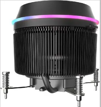 RGB colorful Aigo darkflash CPU Cooler AURA SYNC 3p-5V TDP 280W PWM 4pin LED RGB Fan Radiator Control Cooling for intel AM2/AM3/AM4/2011/LGA - Цвет лезвия: RGB colorful