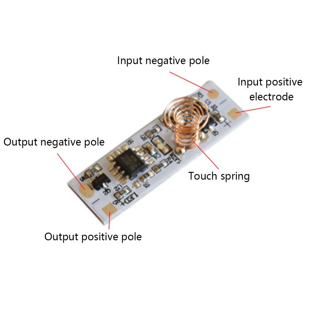 Емкостный прочный умный переключатель управления постоянного тока 3 24 В пружины
