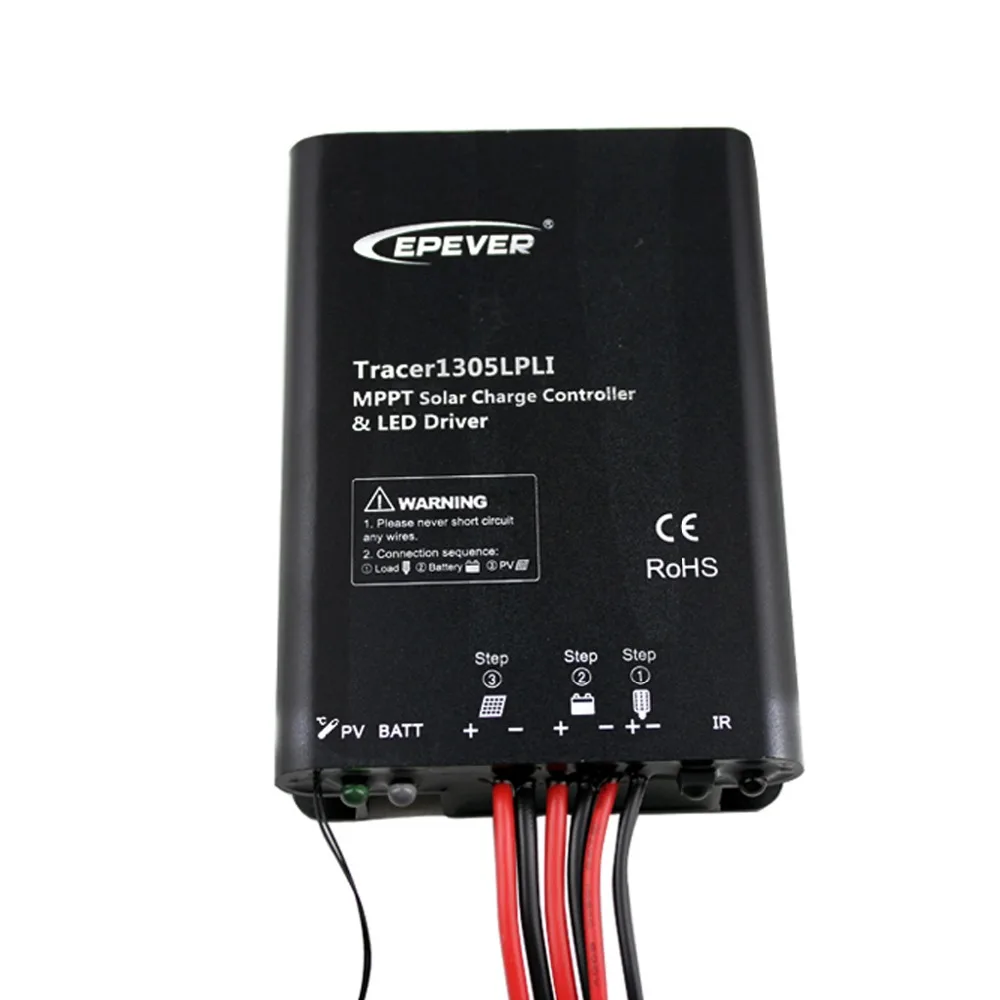 EPSOLAR Tracer1305LPLI 10A 12 В литиевая батарея MPPT контроллер солнечной зарядки встроенный с