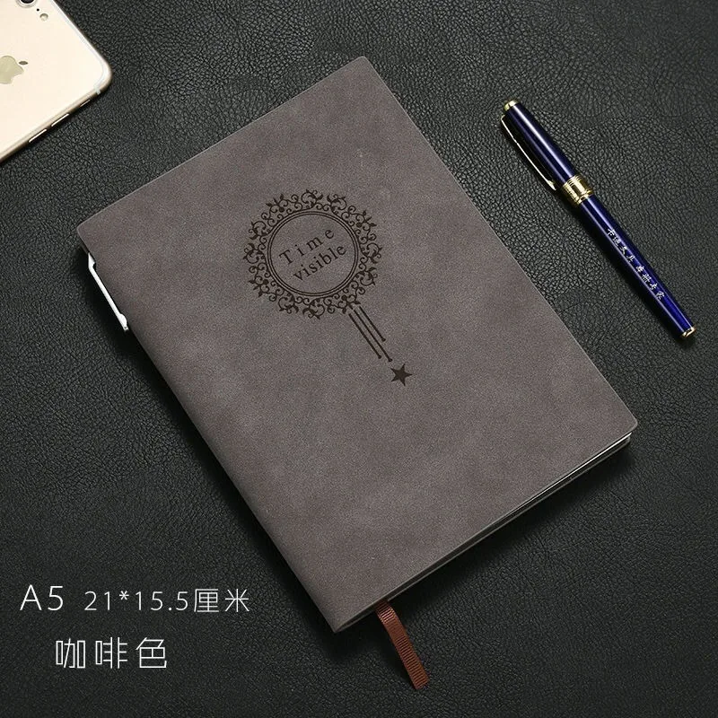 1 предмет A5 32 K Bullet Journal альбомах Винтаж Бизнес Тетрадь планировщик блокнот Офис Канцелярские Принадлежности для школы товары для магазина 016037 - Цвет: Brown