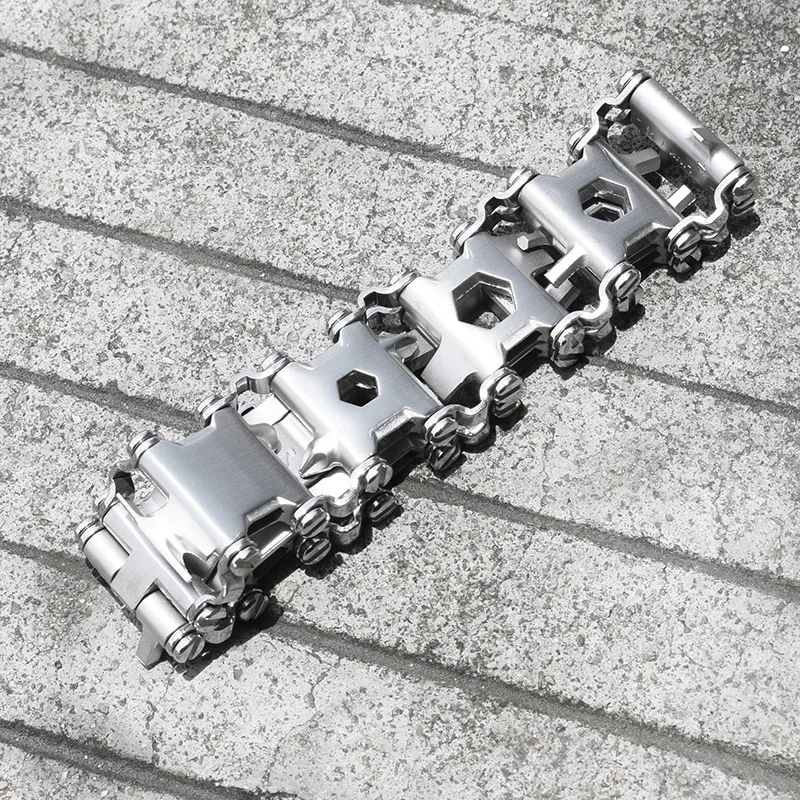 Многофункциональный браслет из нержавеющей стали носимый многофункциональный