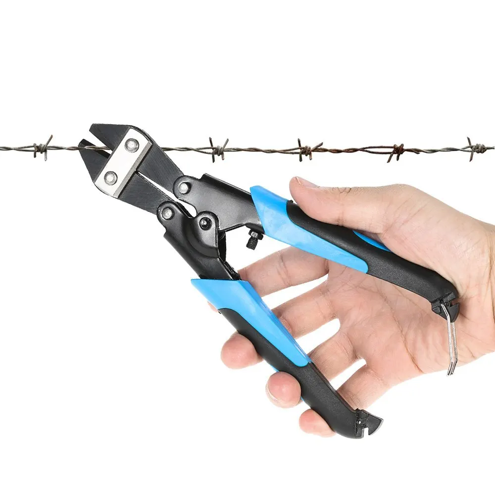 

8 Inch Mini Bolt and Wire Cutter Bolt Clipper Cable Cutter Wire Clamp Cutting Pliers with Chromium Vanadium Steel Clamp Head