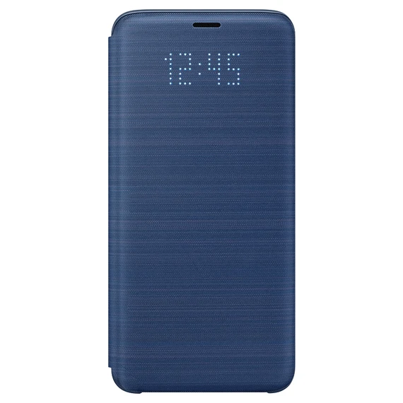 Blue Светодиодный Чехол-бумажник для samsung Galaxy S9, G9600, S9+ S9 Plus, G9650, умный откидной Чехол - Цвет: Blue
