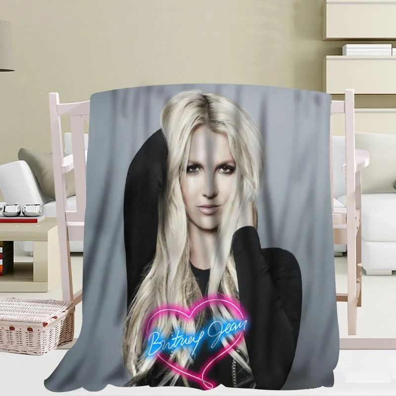Пользовательские Britney Spears пользовательские путешествия бланкеты на