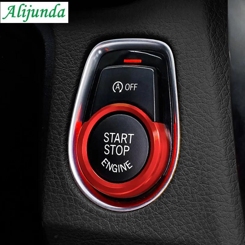 3 цвета Автомобильный ключ зажигания запуска двигателя остановки накладки