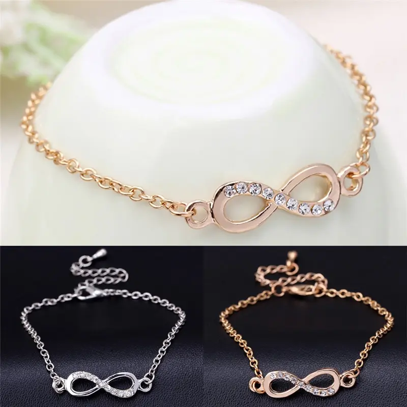 Браслет в форме восьмерки 8 браслетов для влюбленных браслет со знаком