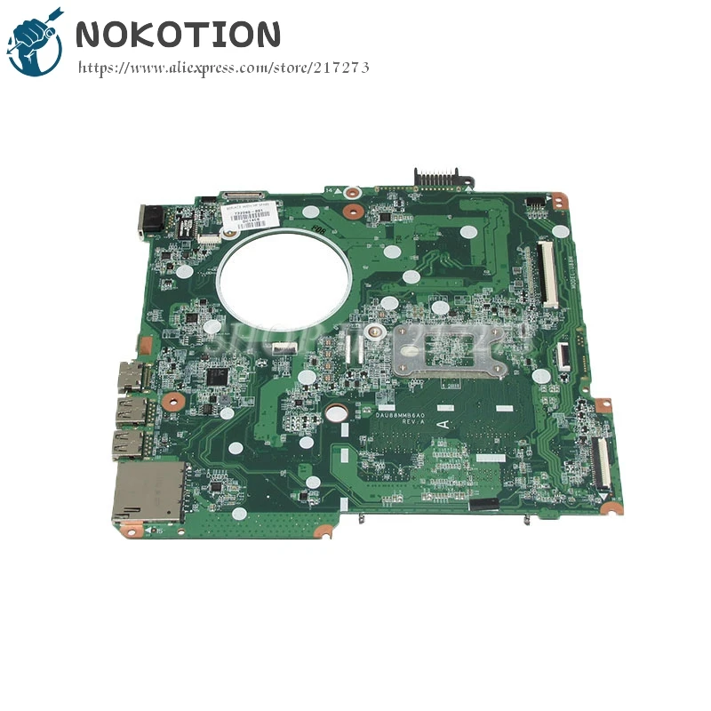 Материнская плата NOKOTION 786899-501 786899-001 для HP 15-F 15-F133WM материнская ноутбука DAU88MMB6A0 N2840