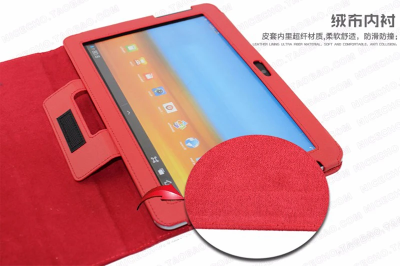 Чехол-книжка Litchi из искусственной кожи для samsung Galaxy Tab 2, 10,1 дюймов, GT-P5100, P5110, P5113, умный чехол для планшета+ пленка+ ручка