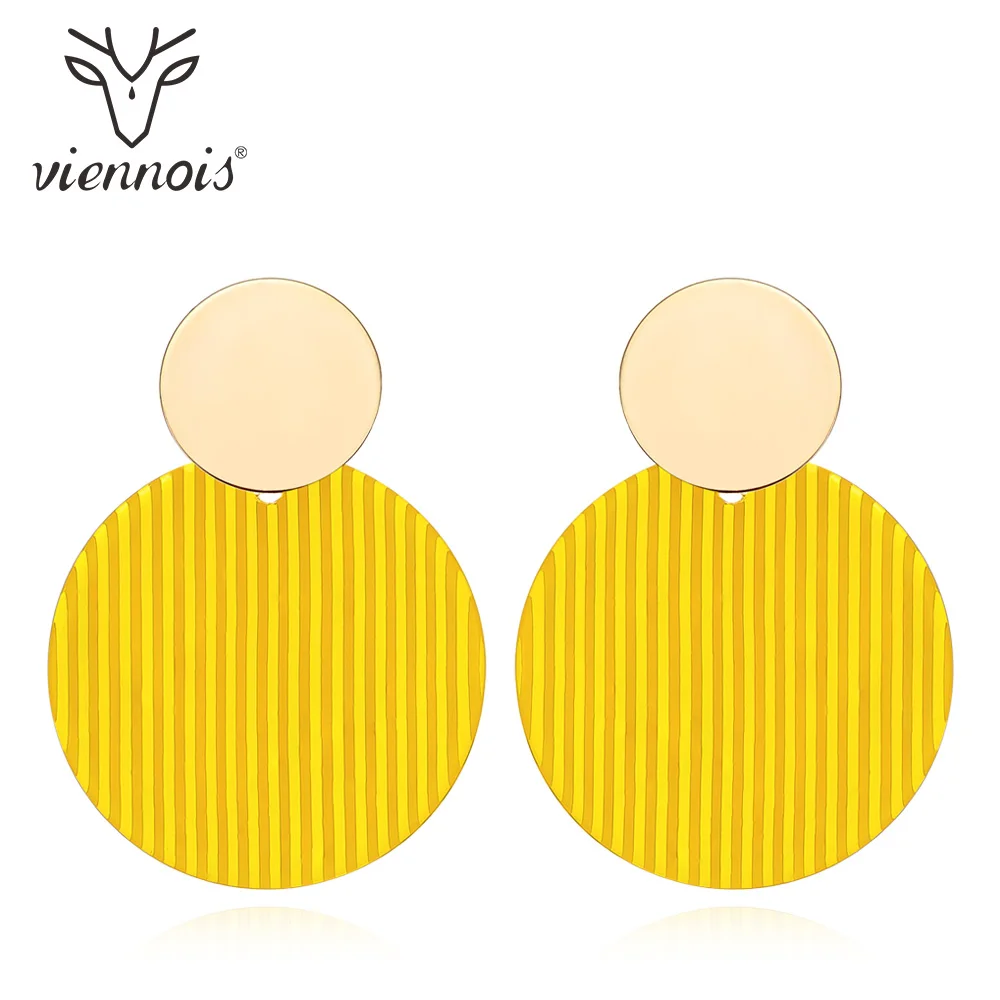 Viennois Золотые/белые серьги-подвески для женщин модные ювелирные изделия Модные