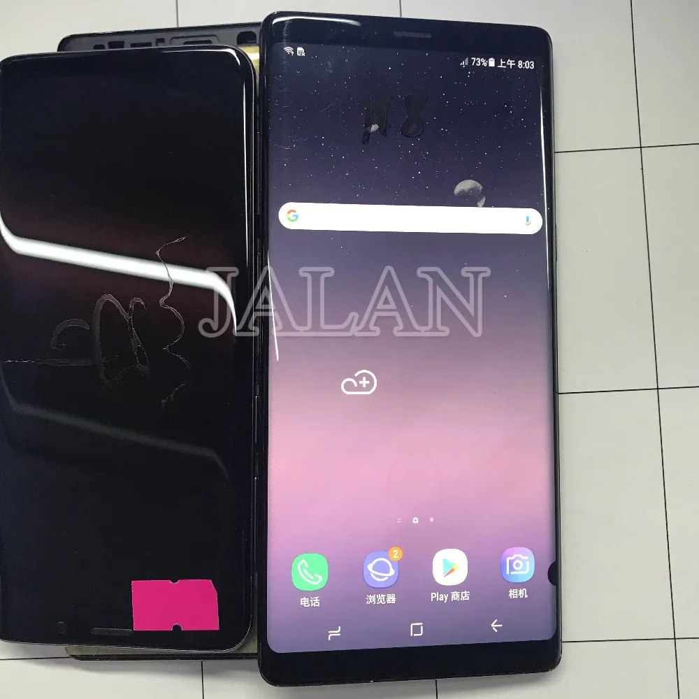 ЖК-дисплей с рамкой для телефона Galaxy note 8 может служить в качестве дисплея Сенсорный экран Замена установка, ремонт с мелкий горошек и touch рабочих