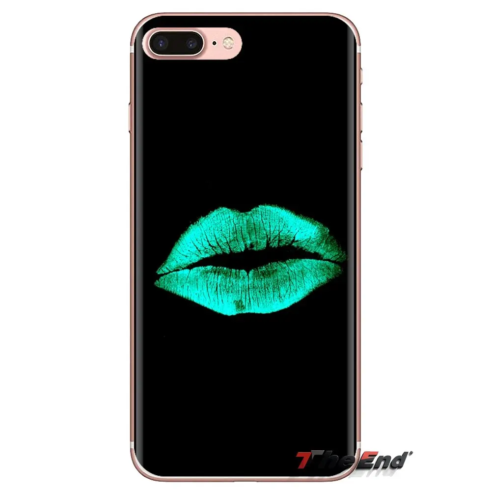 Silicone Cases Cover Sexy Red Lips Pictures phone wallpaper For Xiaomi Redmi 4A S2 Note 3 3S 4 4X 5 Plus 6 7 6A Pro Pocophone F1 |