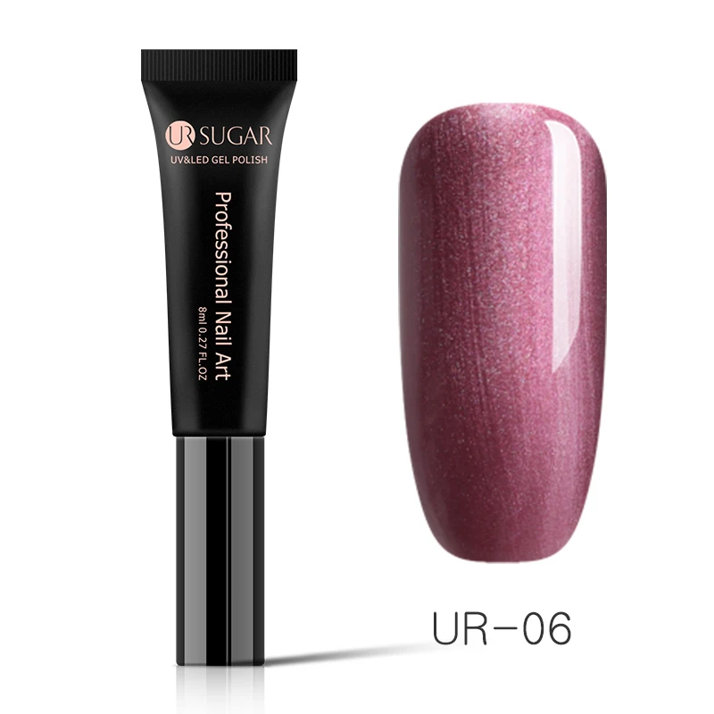 UR-06 Ur Sugar 8 мл бронзовая серия Гель-лак мерцающий Жемчуг Русалка Полупостоянный замачиваемый УФ светодиодный Гель-лак для ногтей - Color: UR-06