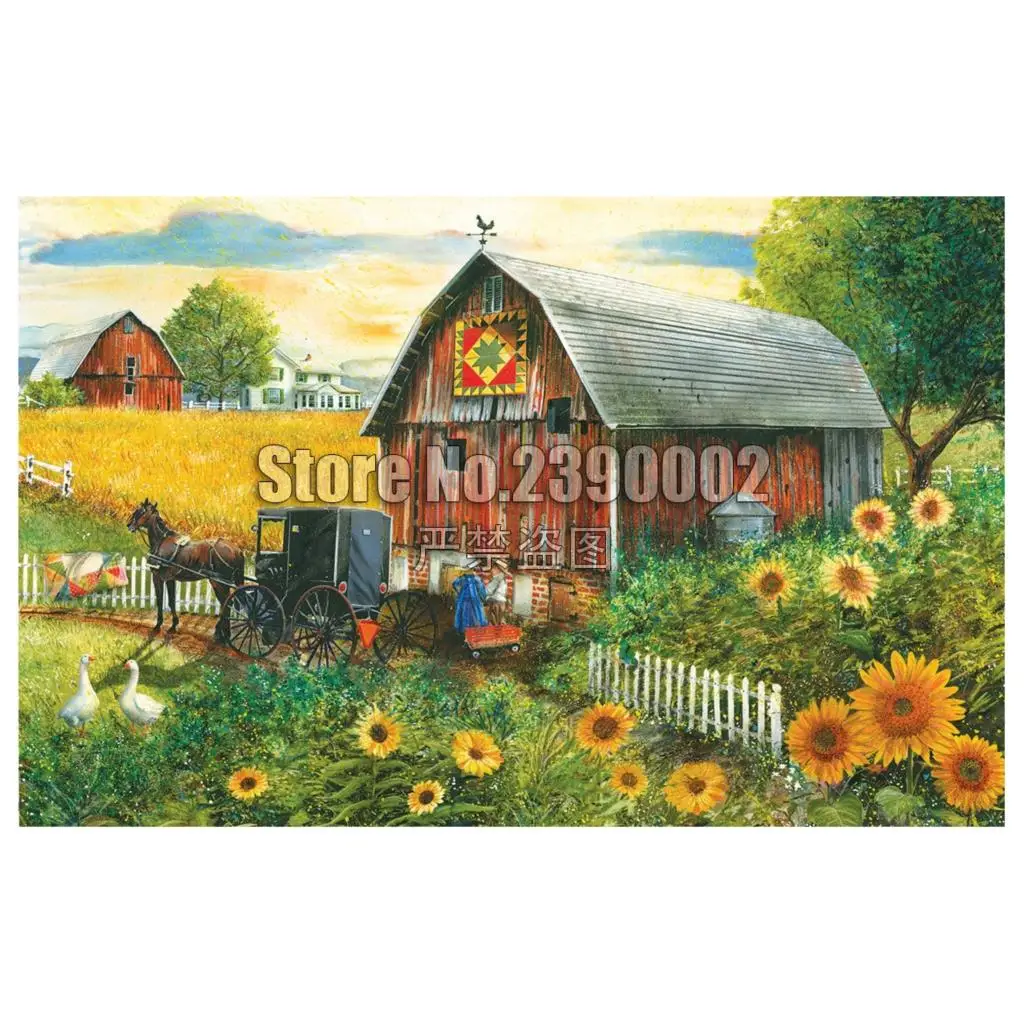 Пейзаж для алмазной живописи 5D сделай сам|Алмазная мозаика и вышивка| |