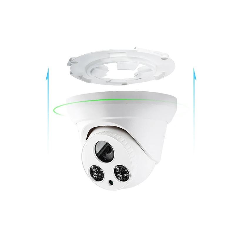 Купольная IP камера XINFI 1.0MP HD 720P POE ночное видение ИК подсветка ONVIF P2P|security cam|network ip
