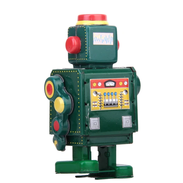 Детская игрушка Ретро Заводной Робот коллекционная с ключом подарок на