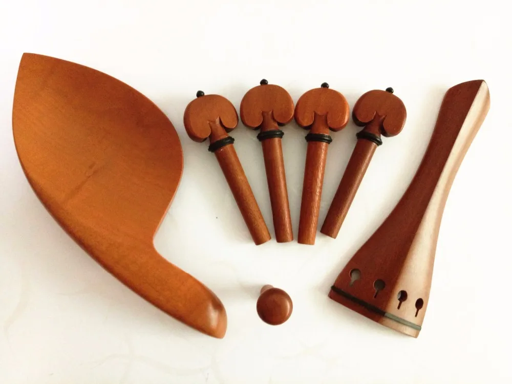 

1 set of high quality jujube wood violin accessories 4/4,