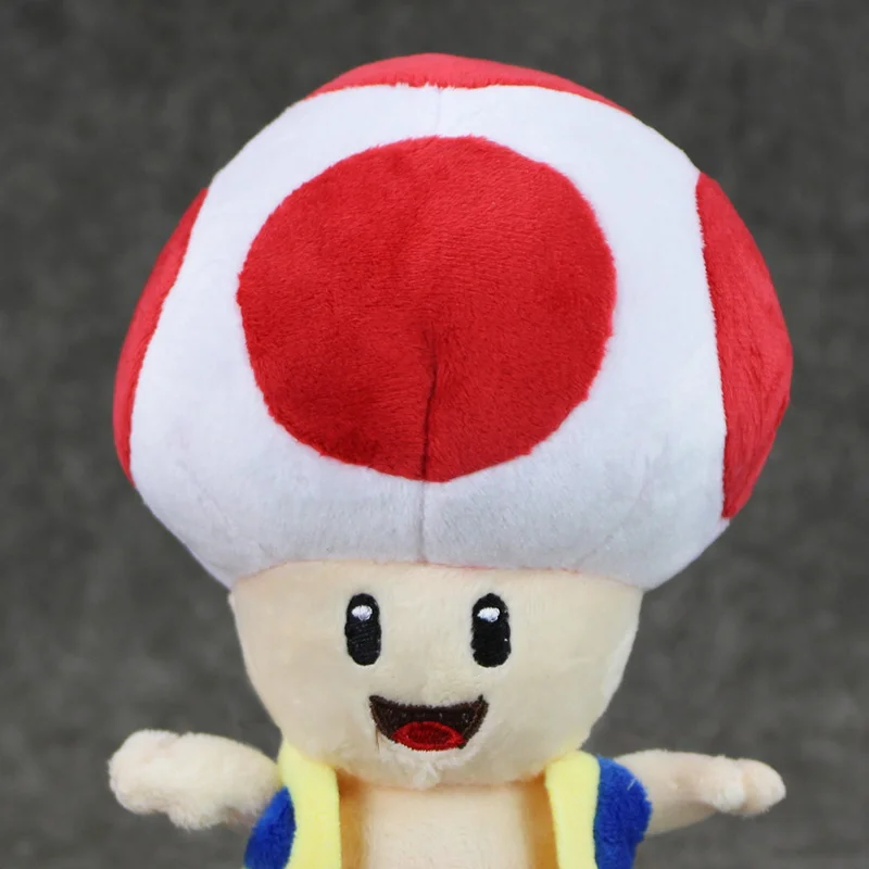 17 см Super Mario Bros плюшевая жаба мягкие куклы плюшевые игрушки 17 см детские плюшевые игрушки игрушка
