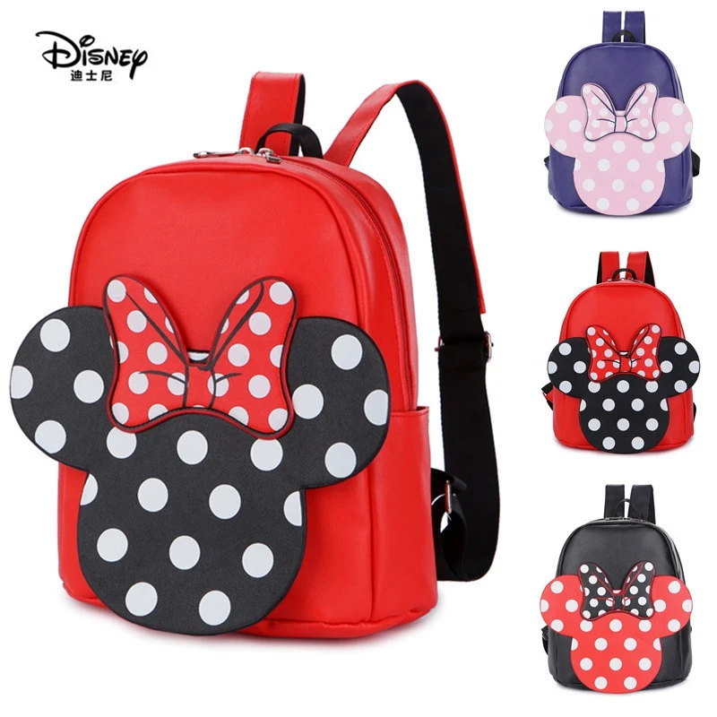 Новинка детский рюкзак для детского сада Disney Mickey mouse Minnie мальчиков и девочек 3