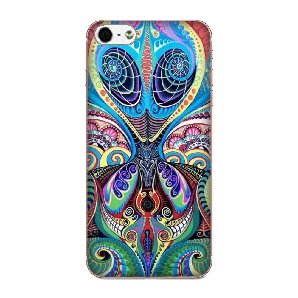 Мягкий ТПУ чехол для телефона Xiaomi Mi3 Mi4 Mi4C Mi4i Mi5 Mi 5S 5X 6 6X A1 Max Mix 2 Note 3 4 Dmt Psychedelic Hallucinogen
