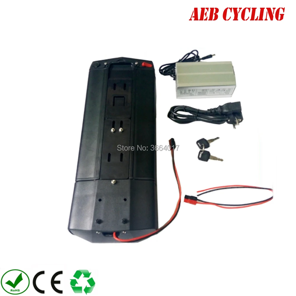 EU US без налогов Бесплатная доставка 250W/350W/500W 36V 17 5 ah задняя стойка RB3 Li-Ion 18650