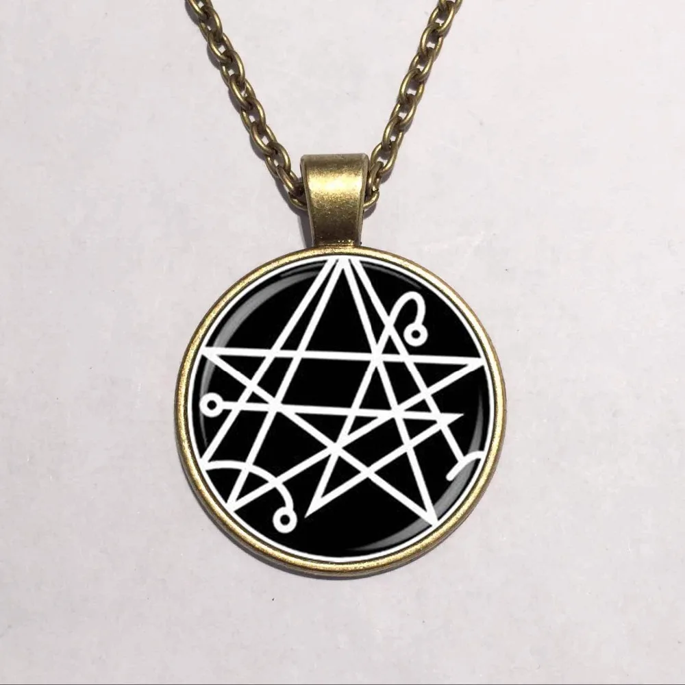 Лидер продаж стеклянный купол ювелирные изделия necronomicon старый знак/sigil of gateaway