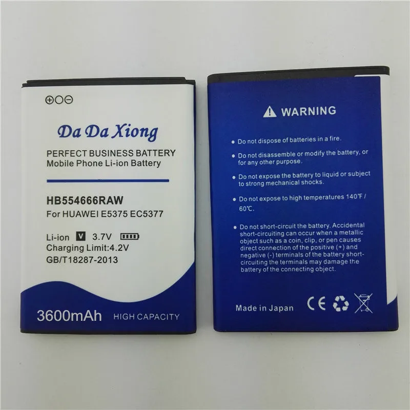 3600 мА/ч, HB554666RAW Батарея для huawei E5372 E5373 E5375 EC5377 E5330 E5336 E5351 E5356 EC5377U-872 E5356S-2 E5330Bs-2