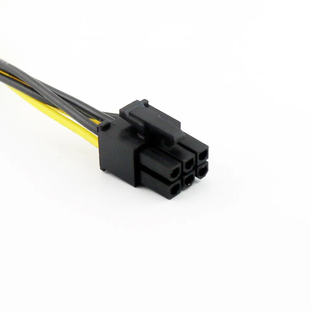 1x 4 контактный разъем Molex для 6 Pin PCI Express Female PCIE видео адаптер питания