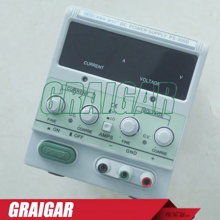 Регулируемый источник питания постоянного тока с цифровым дисплеем для