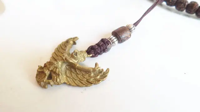 BRO691 Тибетский рудракша медный амулет bodhi Mala С золотыми мантрами Guru бусы Тибетский амулет ювелирные изделия