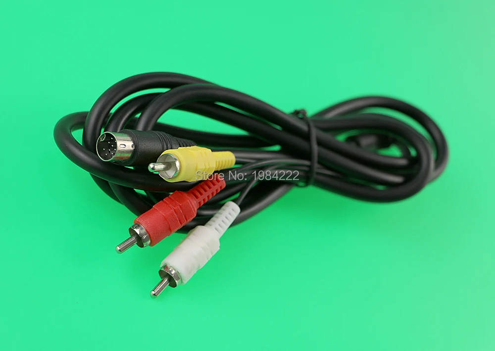 

OCGAME High quality 1.8m AV Cable for SEGA Mega Drive Genesis 2 and 3 10pcs/lot