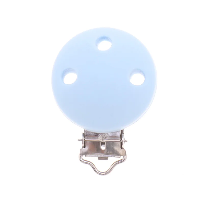 10 шт. круглая силиконовая детская пустышка на цепочке с прищепкой зажимы для BPA