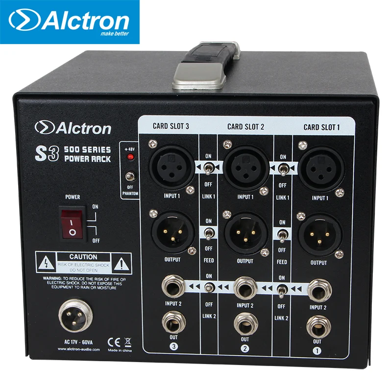 Alctron S3 500 мощное питание в стойку для модулей серии с фантомным питанием и XLR