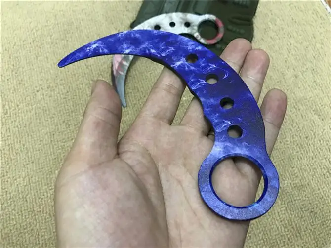 Не острый тренировочный нож karambit тактический для повседневного использования