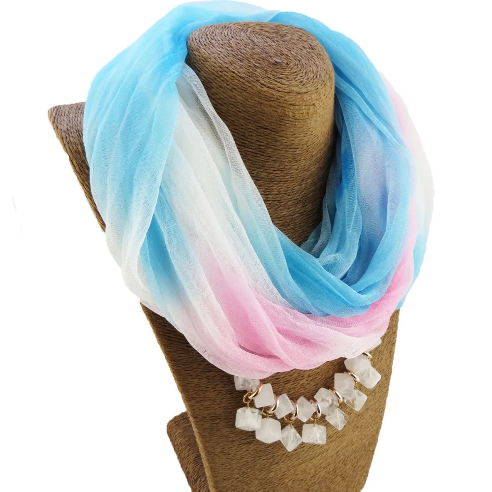 Новый дизайн подвеска ювелирные изделия шарф Женские аксессуары шарфы модные