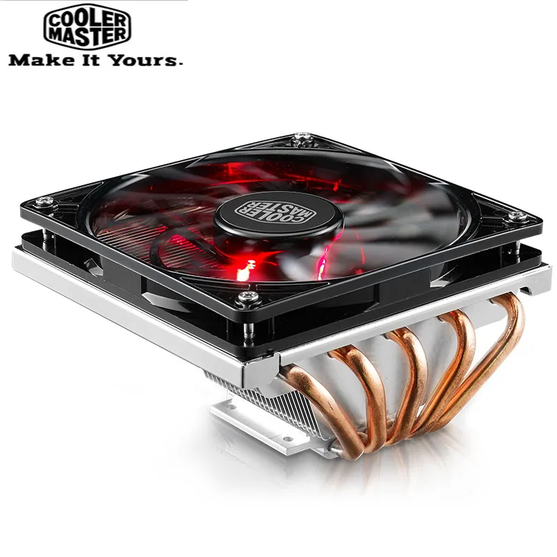 Cooler Master RR-T520-16PK кулер для процессора 5 heatpipe 12 см светодиодный тихий вентилятор для мини-чехол HTPC Intel AMD Настольный ПК Радиатор охлаждения процессора