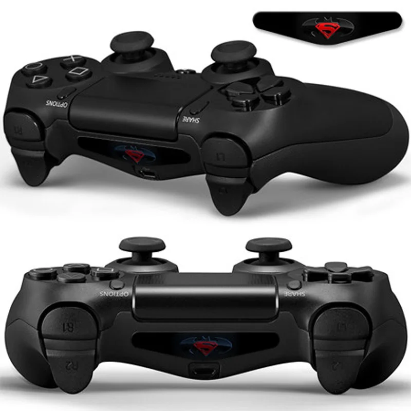 YSLED-0036-2pcs 1 пара для Playstation 4 игра светодиодный светильник бар виниловые наклейки PS4 контроллер геймпад модные наклейки Кожа красочная крышка - Цвет: YSLED-0036-2pcs