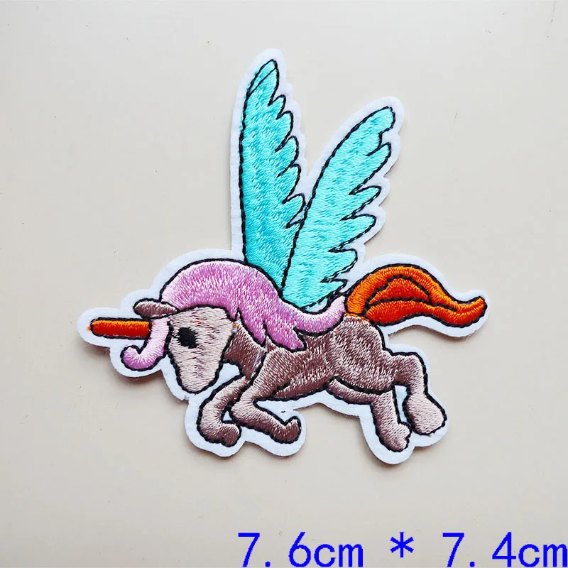 1 шт. клей горячего расплава и симпатичными аппликациями в виде единорога вышивка