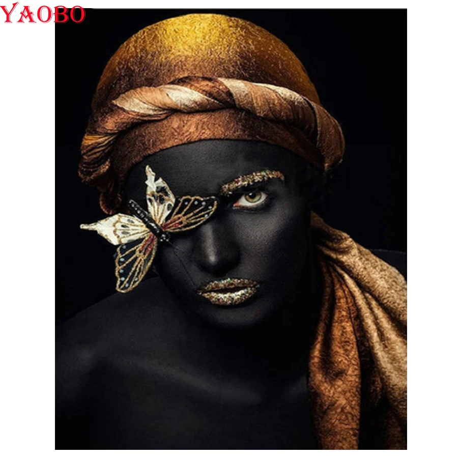 

Домашние декоративные поделки Алмазная картина африканская Женская Вышивка крестом Рукоделие полный квадратный круглый 5D Стразы Вышивка Алмаз