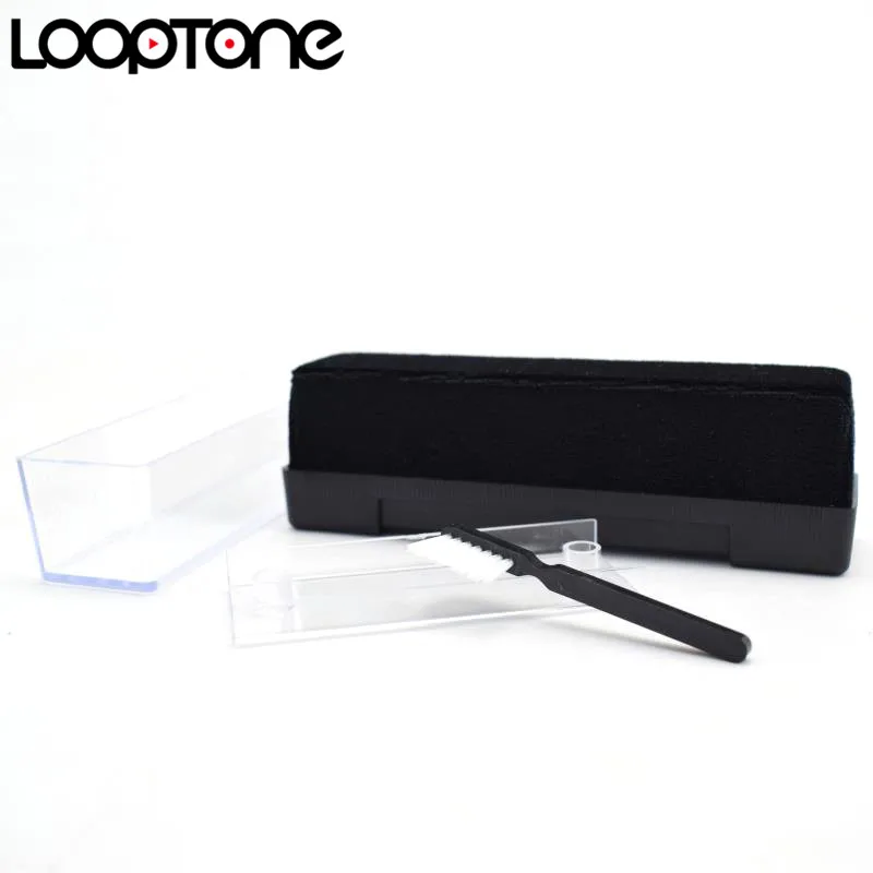 LoopTone LP/CD Velvet Brush Stylus Cleaner Vinyl Record Cleaning Accessories for Turntable Players Black | Электроника