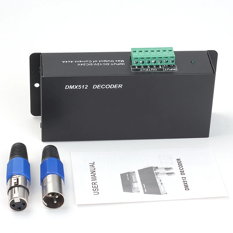 4CH DC12 24V RGBW DMX512 декодер светодиодный контроллер RGB 4 Каналы * 6A для полосы
