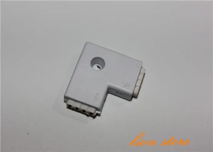 5 шт./лот 10 мм 4pin L тип RGB led разъем беспроводной для 5050 полосы света не нужно паять