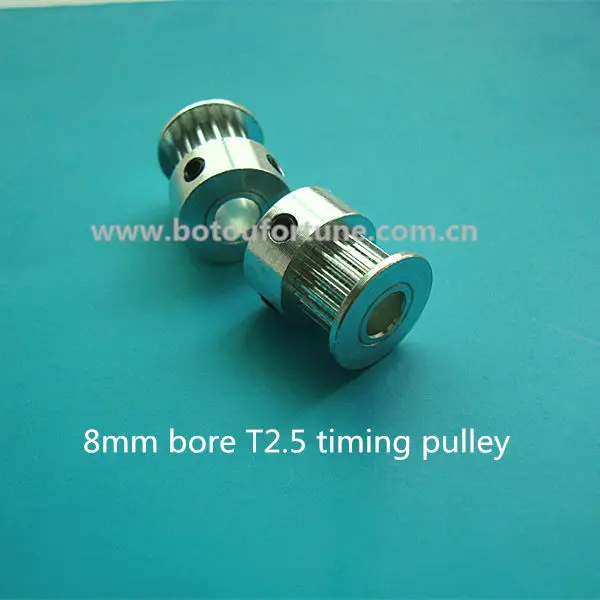 

Бесплатная доставка t2.5 8 мм зубчатый шкив с 16 зубьями для 3D принтера 100 шт в упаковке