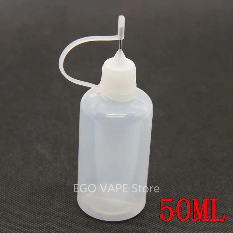 

E-XY Empty E-liquid Bottle 5ml 10ml 20ml50ml Needle Bottle for Vape E juice Plastic Dropper Bottles With Screw Metal Needle Caps