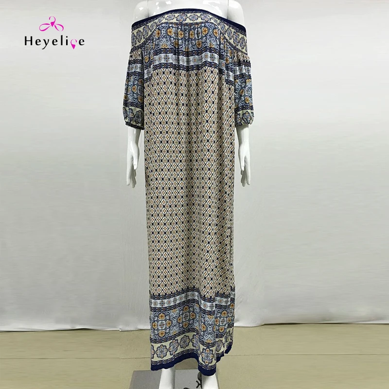 Женское платье-бикини длинное шифоновое пляжное платье с открытыми плечами и